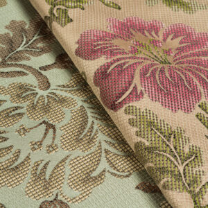 Fabric background with floral pattern macro sho

(OUR NEW COLLECTION ON BOARD)
